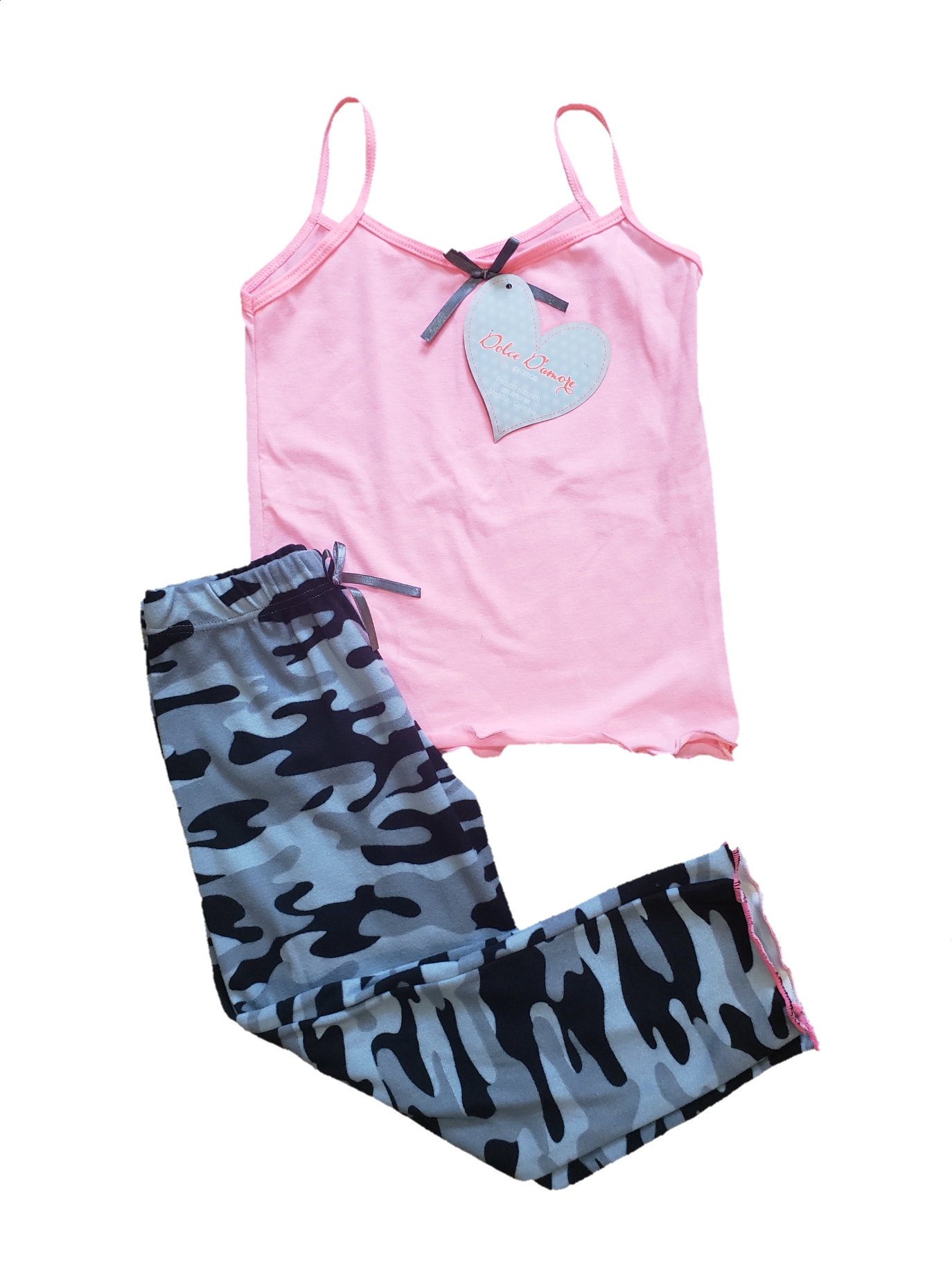 Pijama Bambina polar camuflado