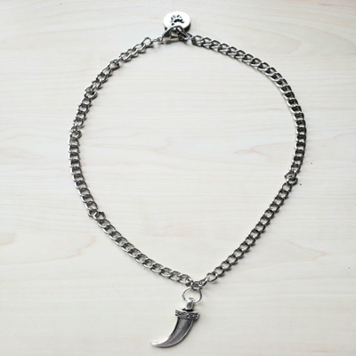 Collar cadena eslabón 40 cm corvo