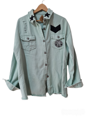 Chaqueta ó Sobre Camisa Estrella Menta