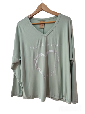 Polera Inés menta