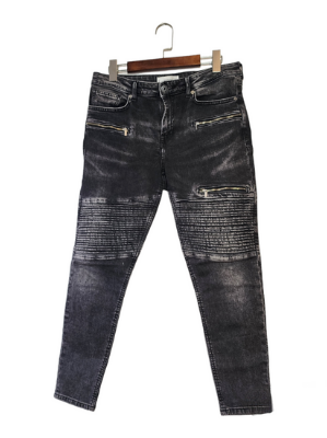 Jeans Biker gris