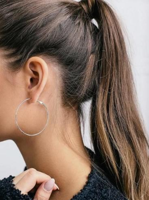 Aros par de argollas lisas 32mm